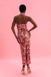 EVELEYA RUSTIC ROMANCE MIDI SEQUINED DRESS