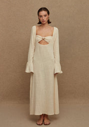 La Chaine CALDERA DRESS ECRU