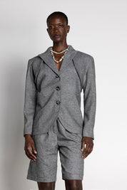 EVERLY 2 PIECES BLAZER GREY