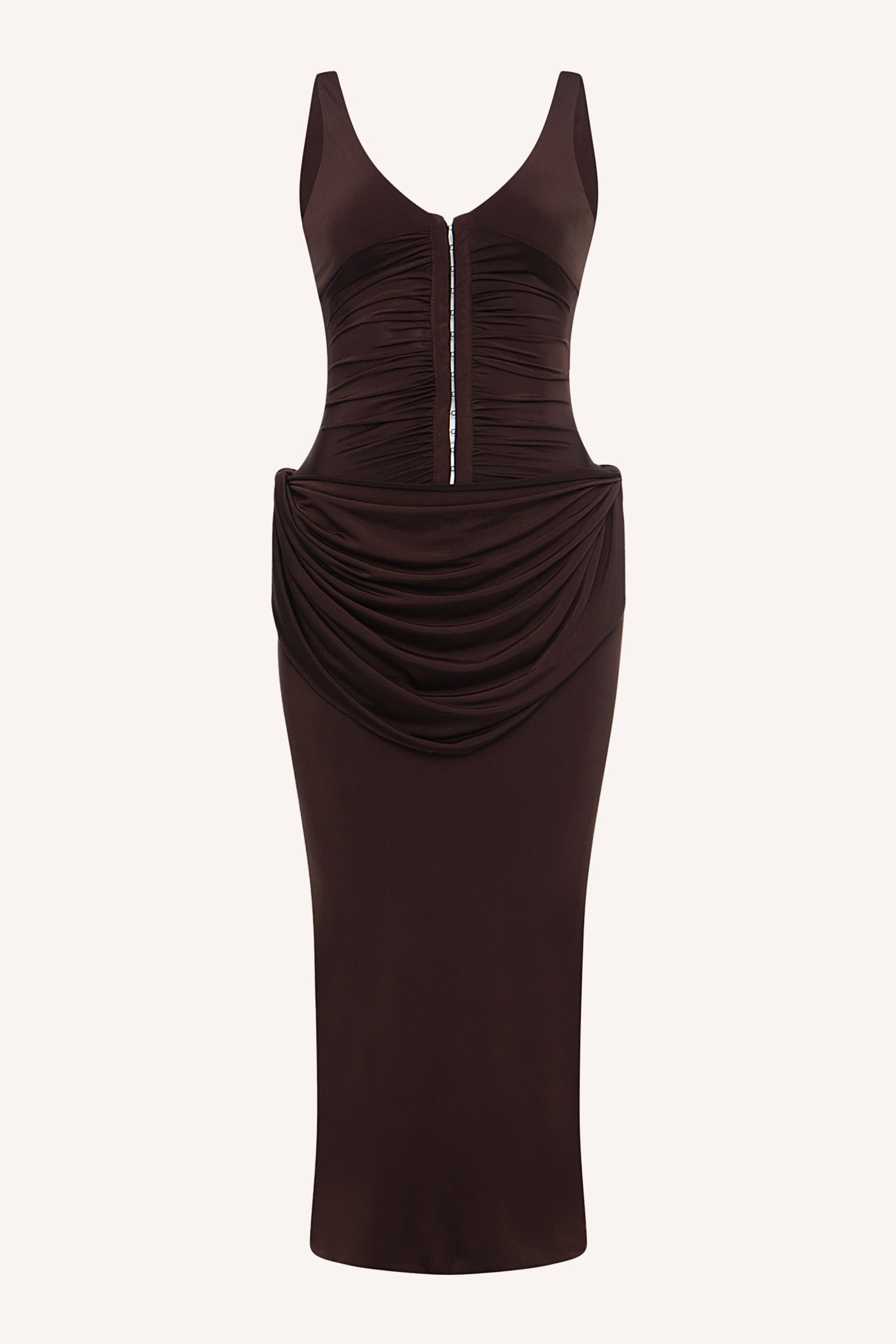 REINA MARRONE DRESS