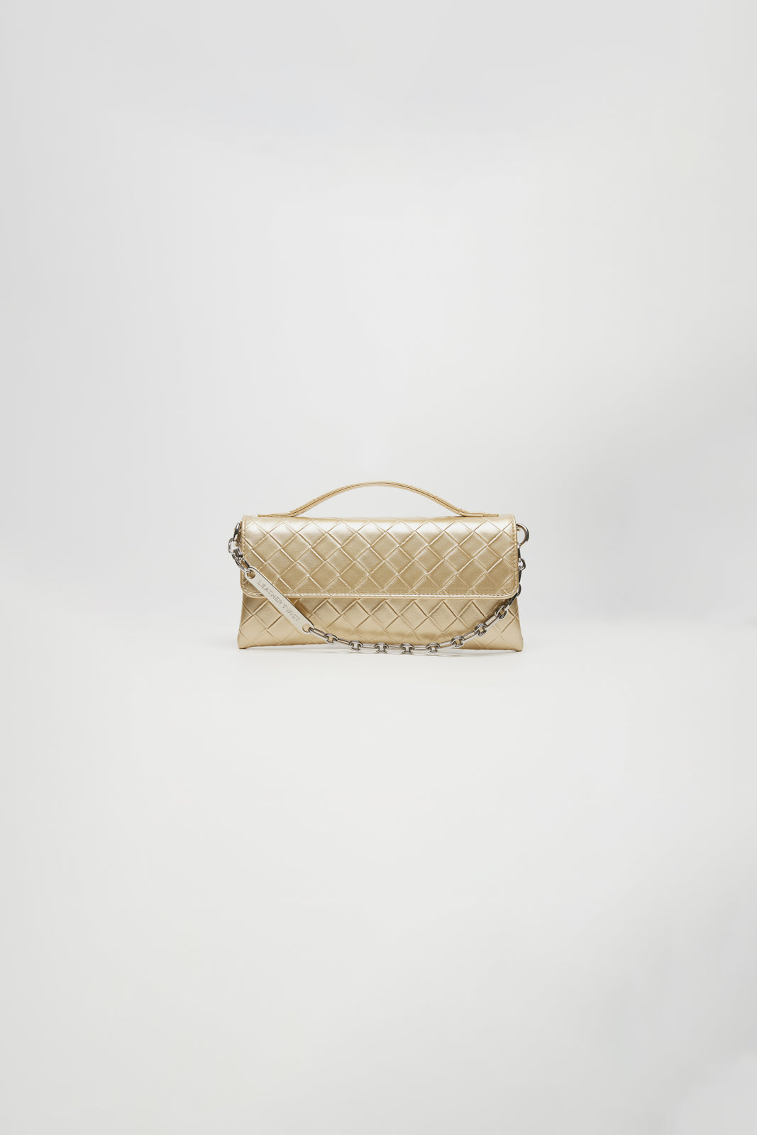 LEATHER TWIST JACKIE MINI ΧΡΥΣΗ ΤΣΑΝΤΑ