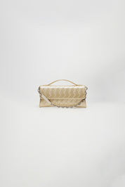 LEATHER TWIST JACKIE MINI ΧΡΥΣΗ ΤΣΑΝΤΑ