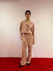 MILK WHITE CARGO PANTS