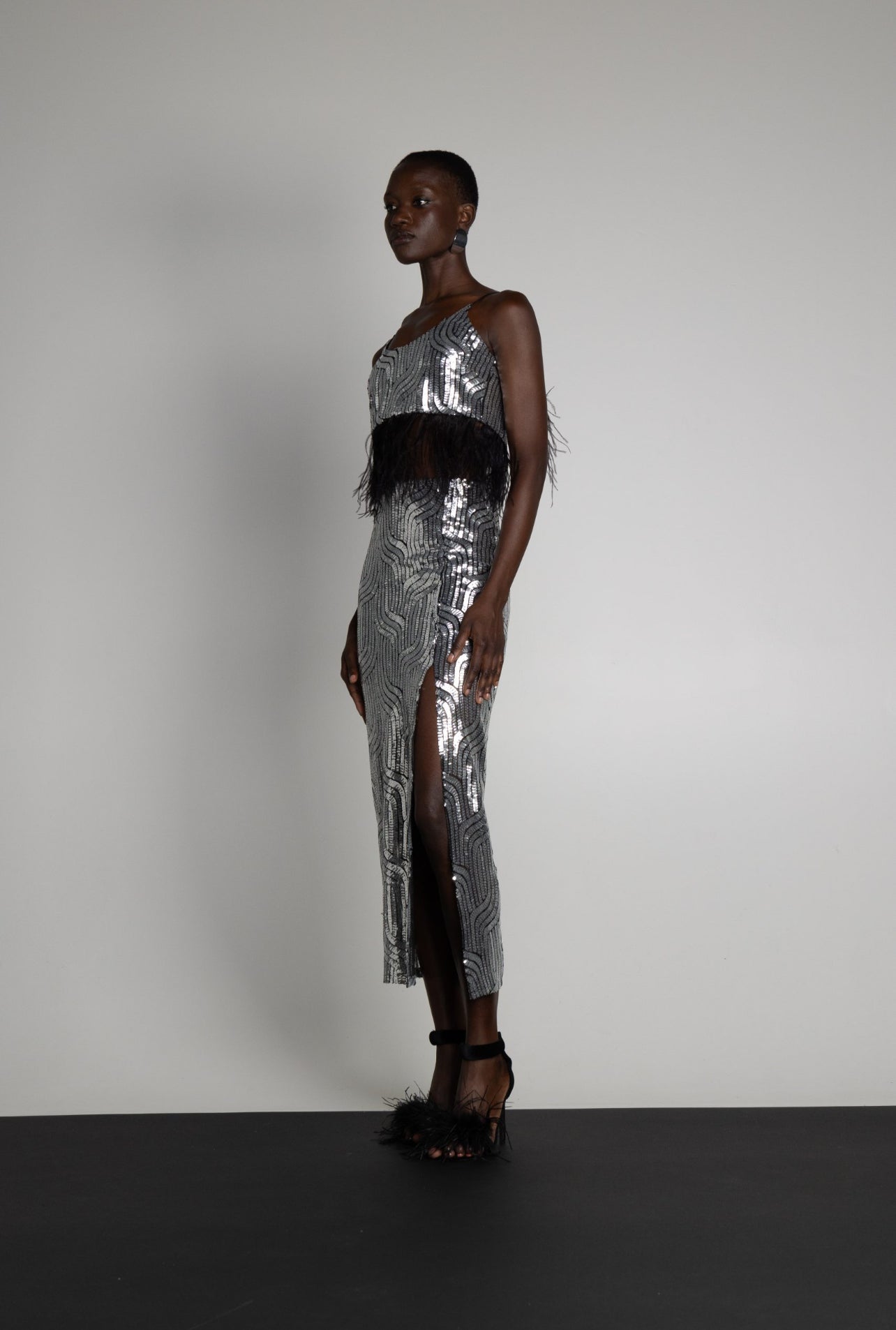 Genna Silver Skirt