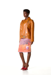 FAUX LEATHER UNISEX BIKER JACKET