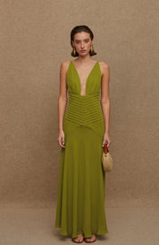 COCONUT DRESS GREEN