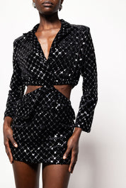 Deus Blazer Dress Black