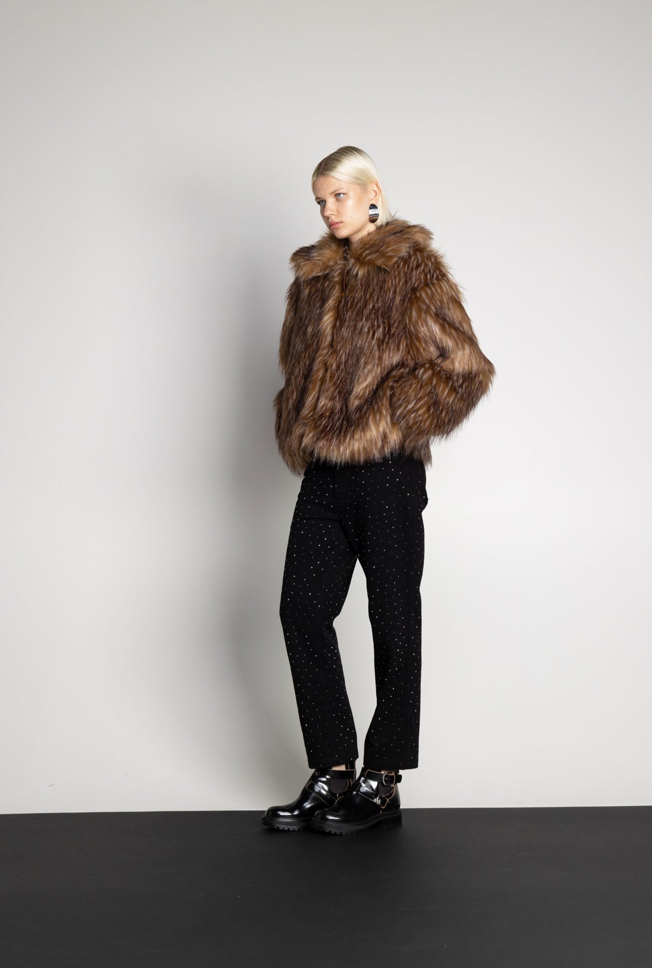 Leo Faux Fur Beige