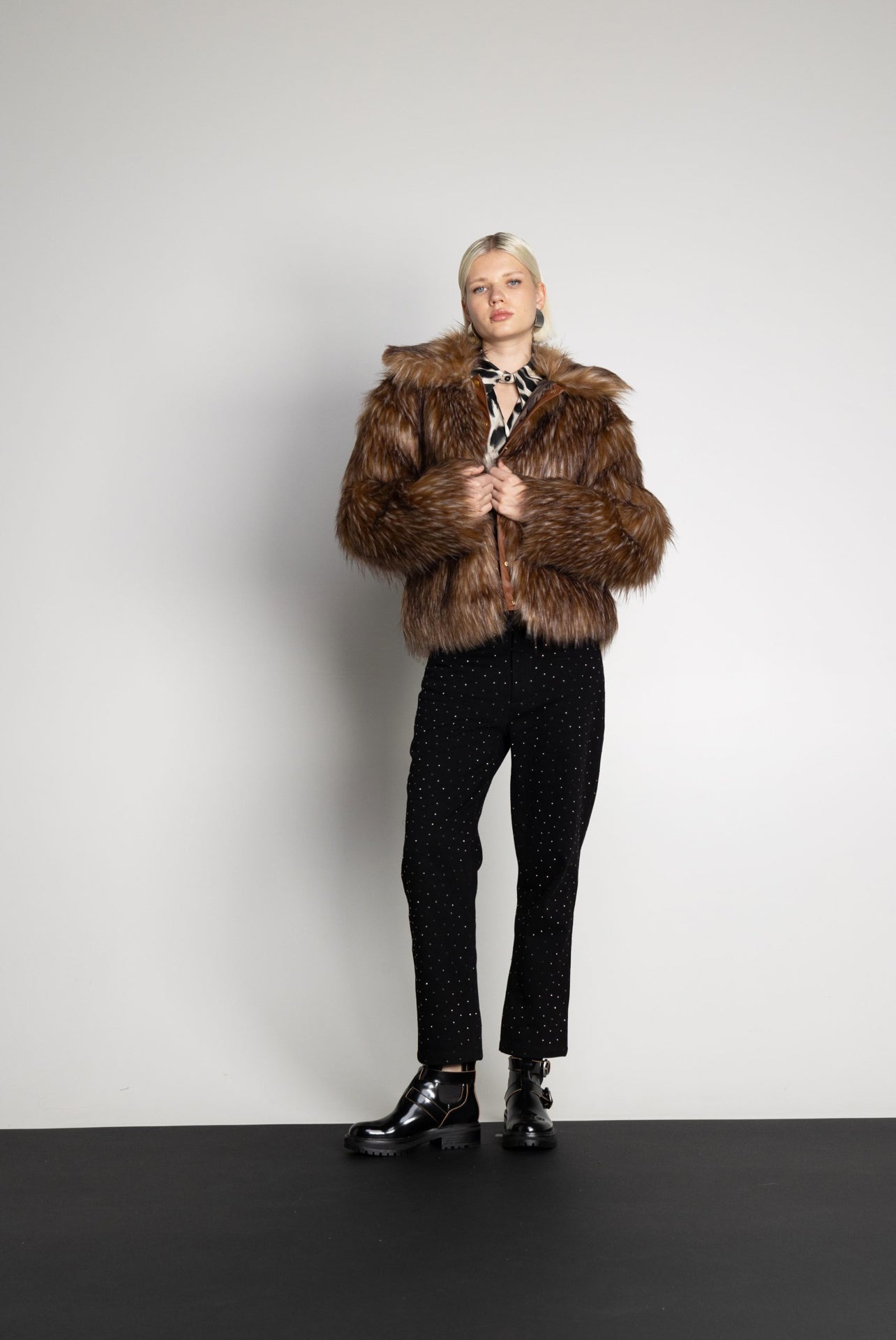 Leo Faux Fur Beige
