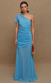 THALASSA DRESS TURQUOISE