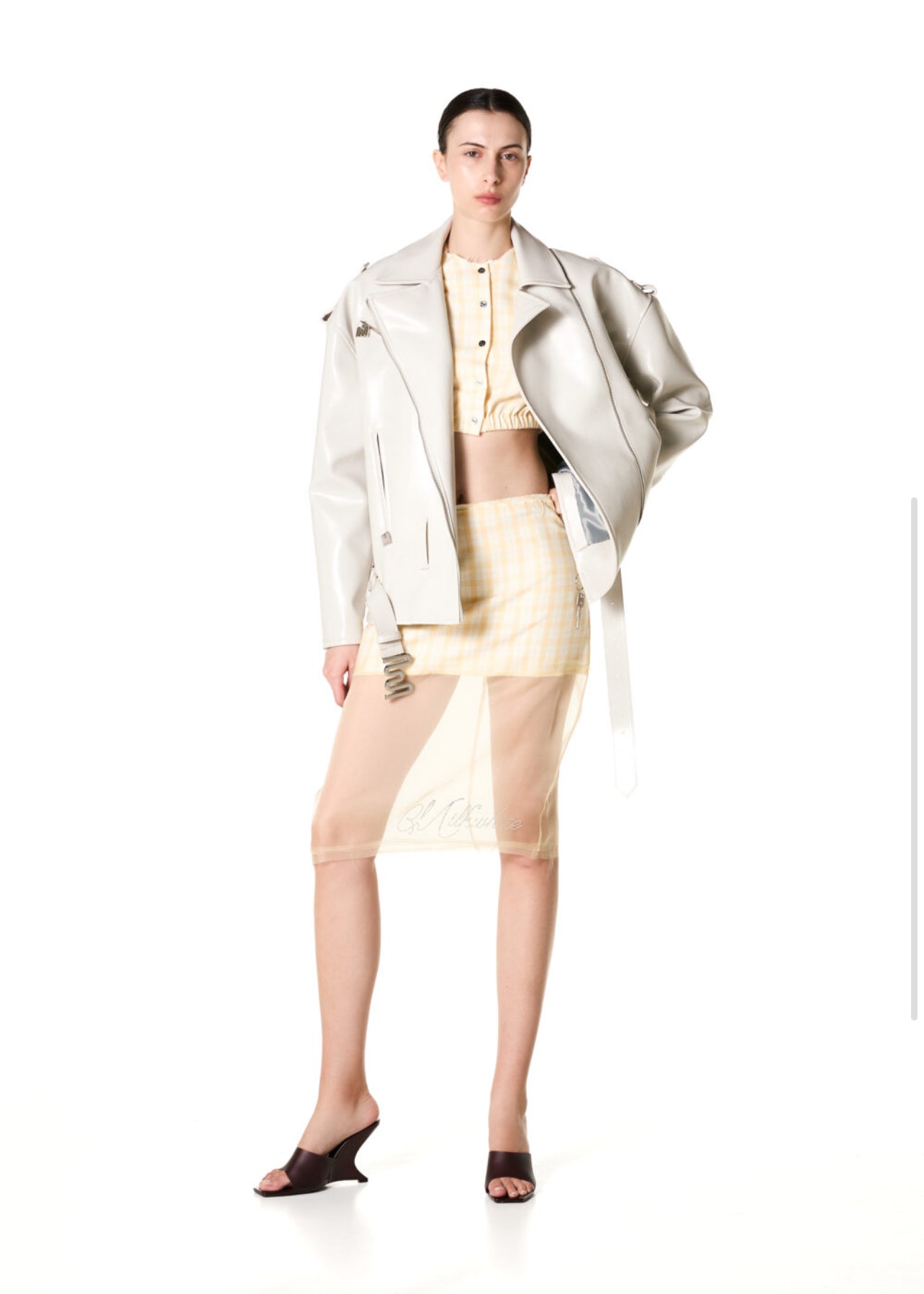 FAUX LEATHER UNISEX BIKER JACKET