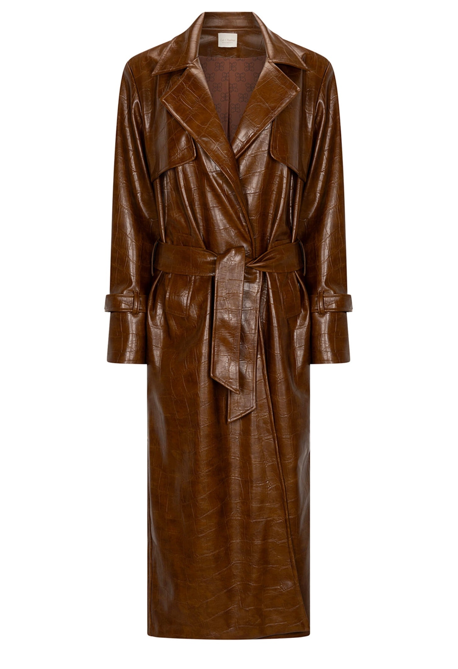 LA CHAINE INSOMNIA TRENCH COAT BROWN