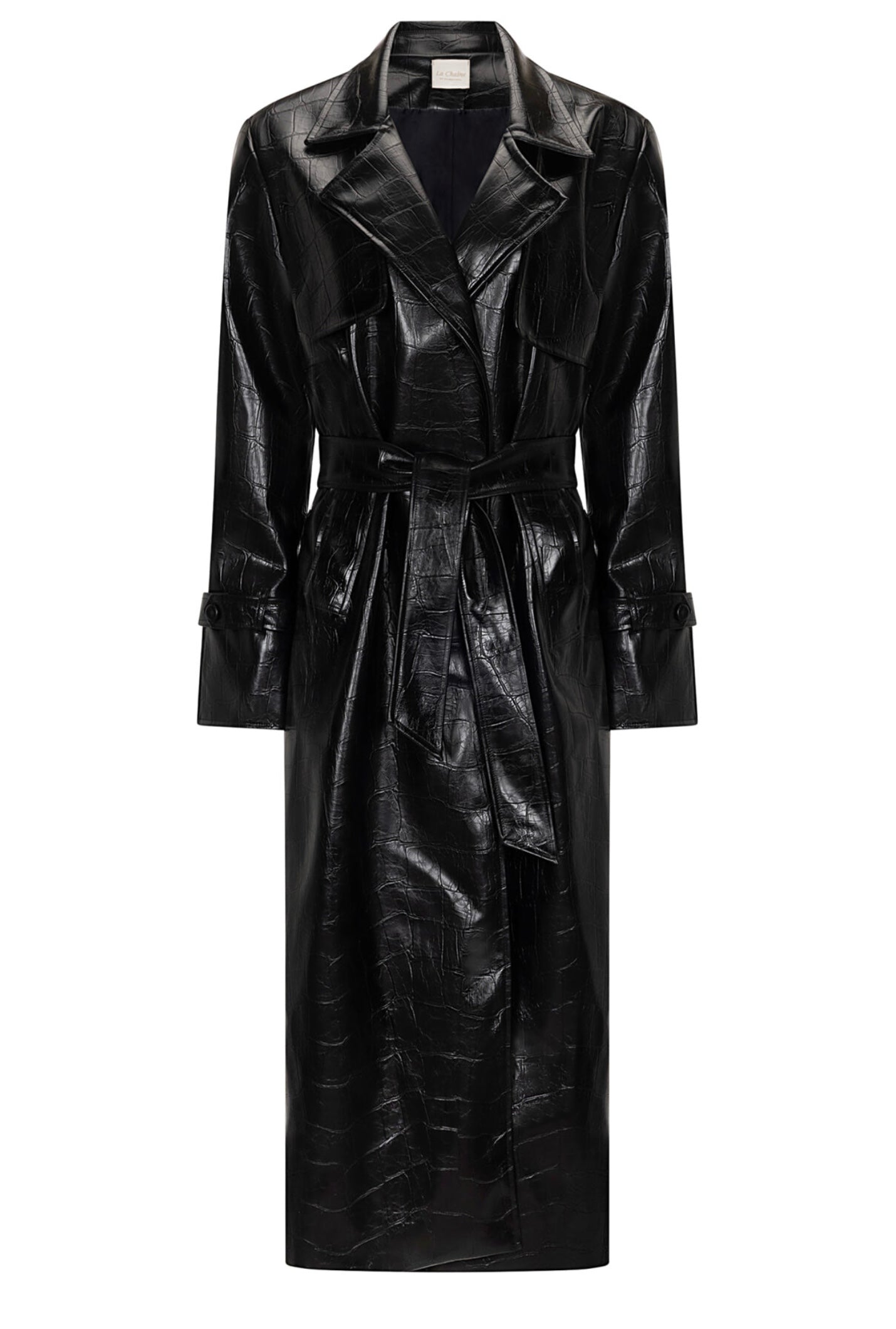 LA CHAINE INSOMNIA TRENCH COAT BLACK