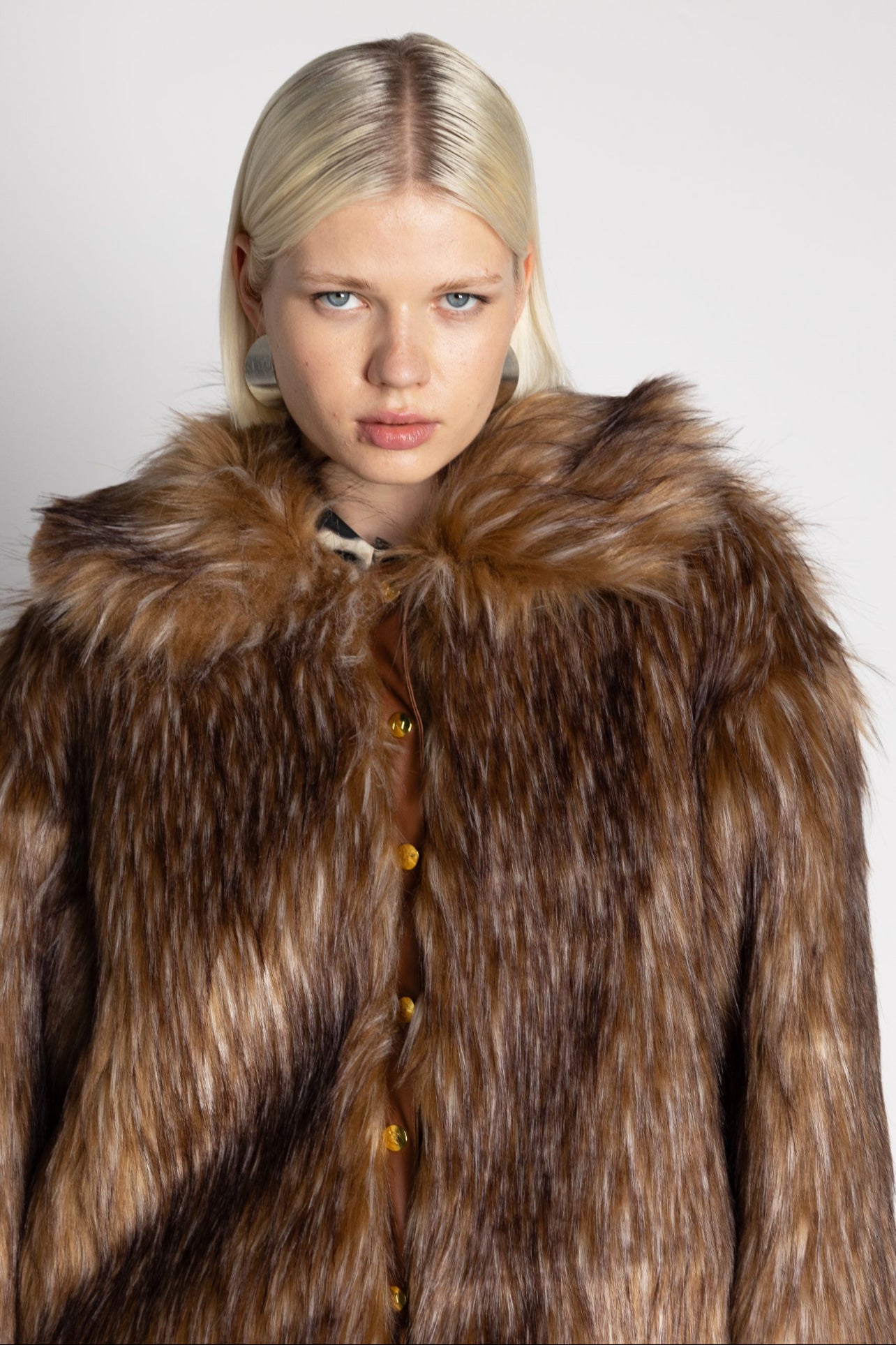 Leo Faux Fur Beige