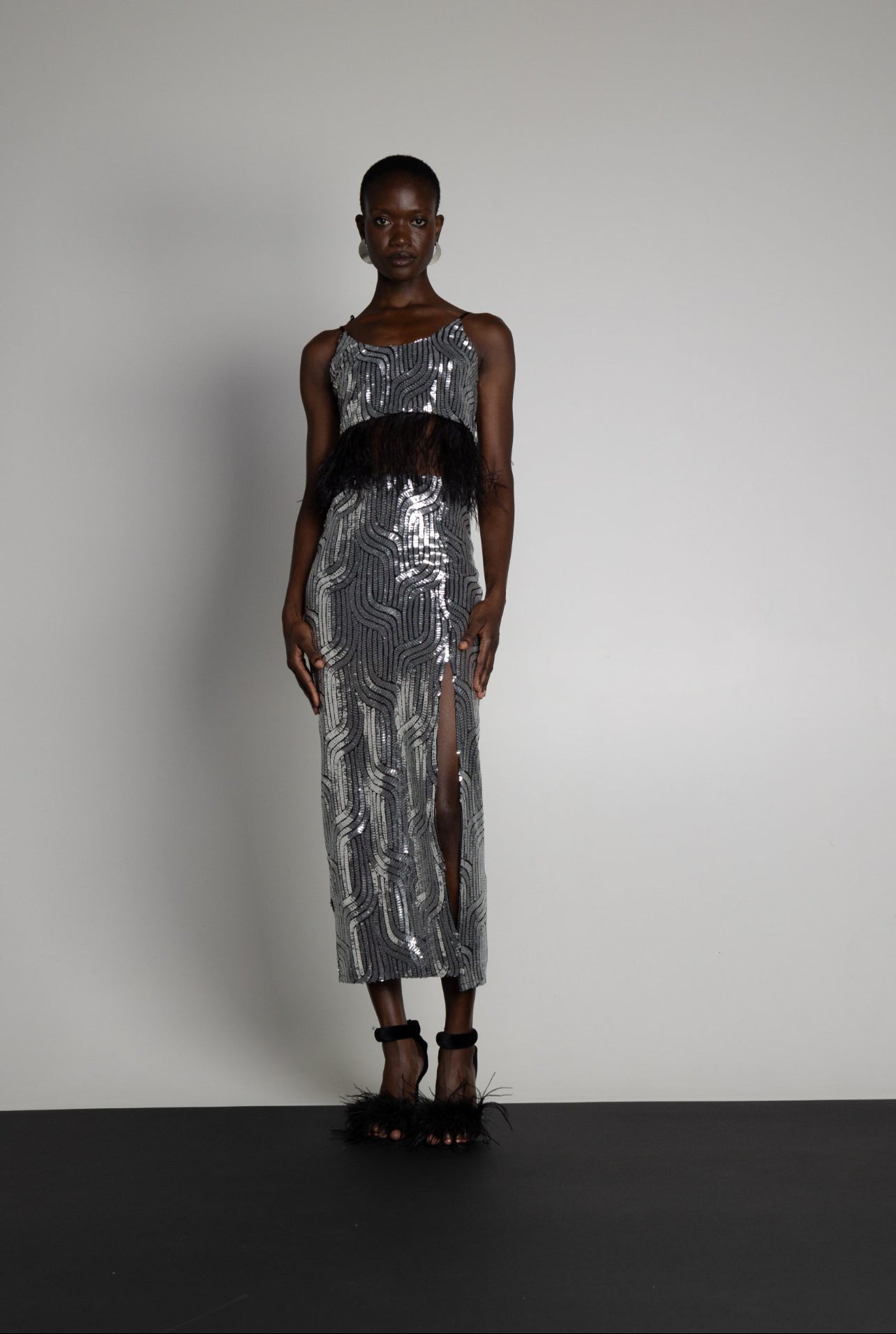 Genna Silver Skirt