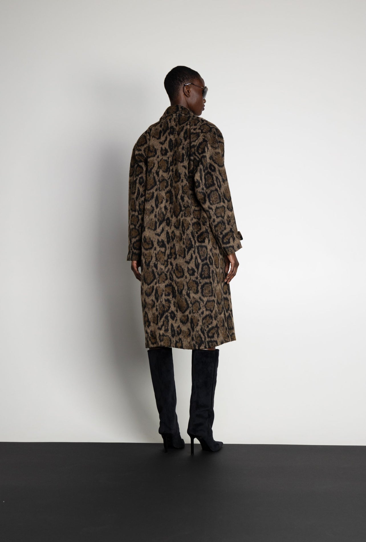 Iris Overcoat Animal Print