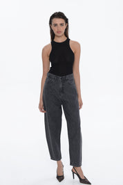 Lima Slouchy Stone Black