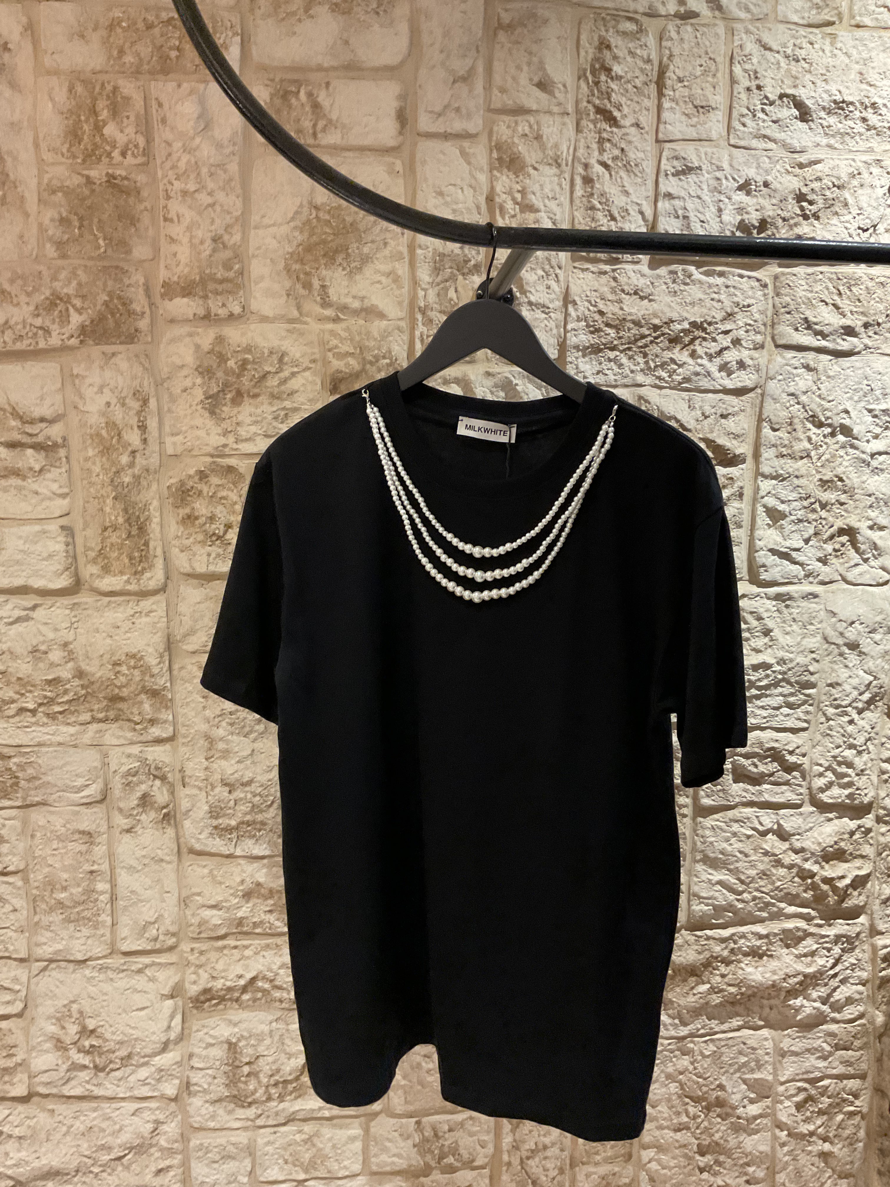 SHIRT WITH PEARLS