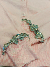 MILKWHITE CARDIGAN BABY PINK