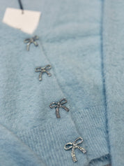 MILKWHITE CARDIGAN BABY BLUE