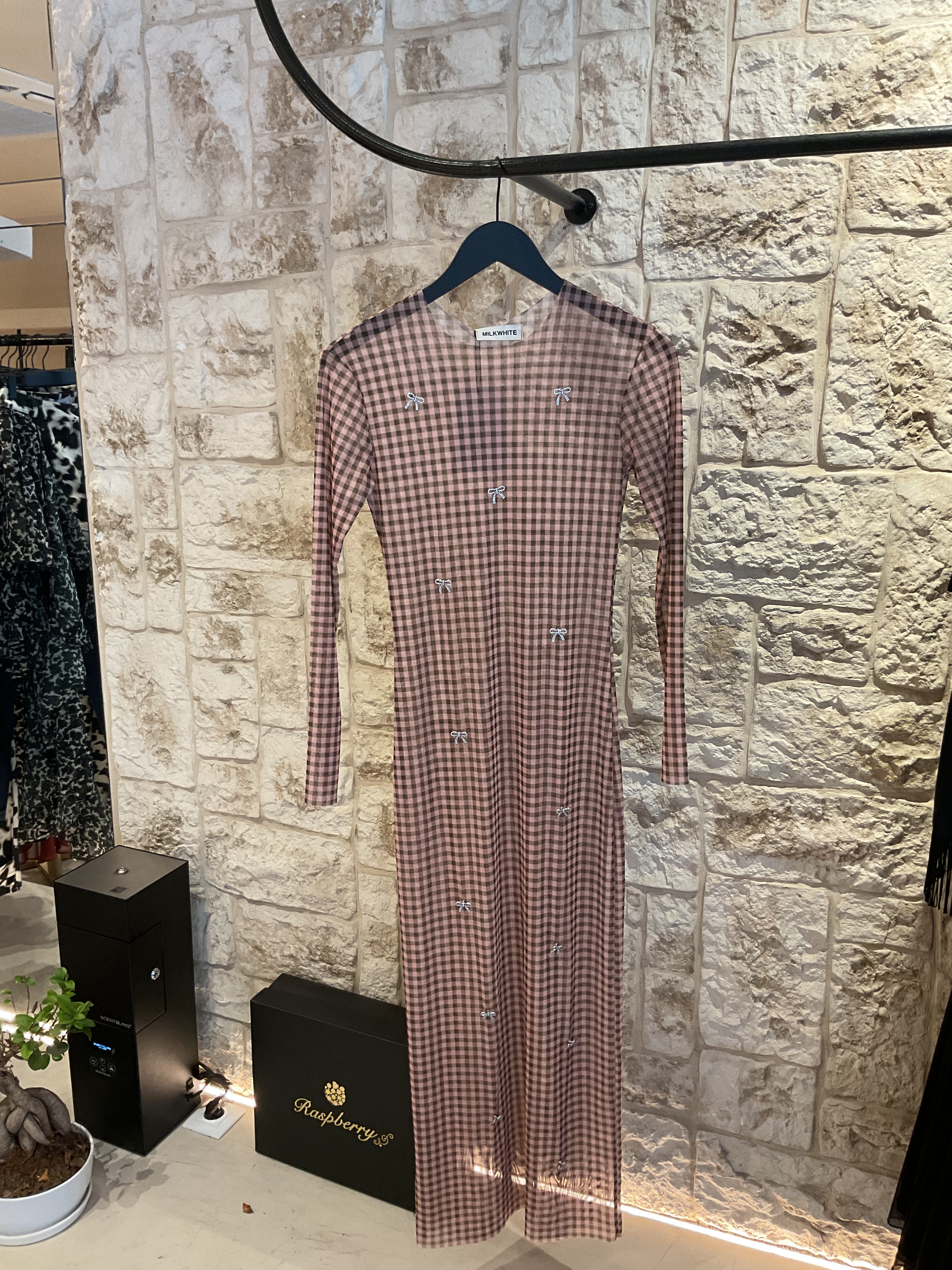 MILKWHITE PINK BROWN VICHY ΦΌΡΕΜΑ