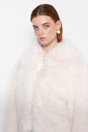 MALLORY ORELLIA OFF WHITE FAUX FUR