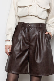 MALLORY CACTUS BROWN SHORTS