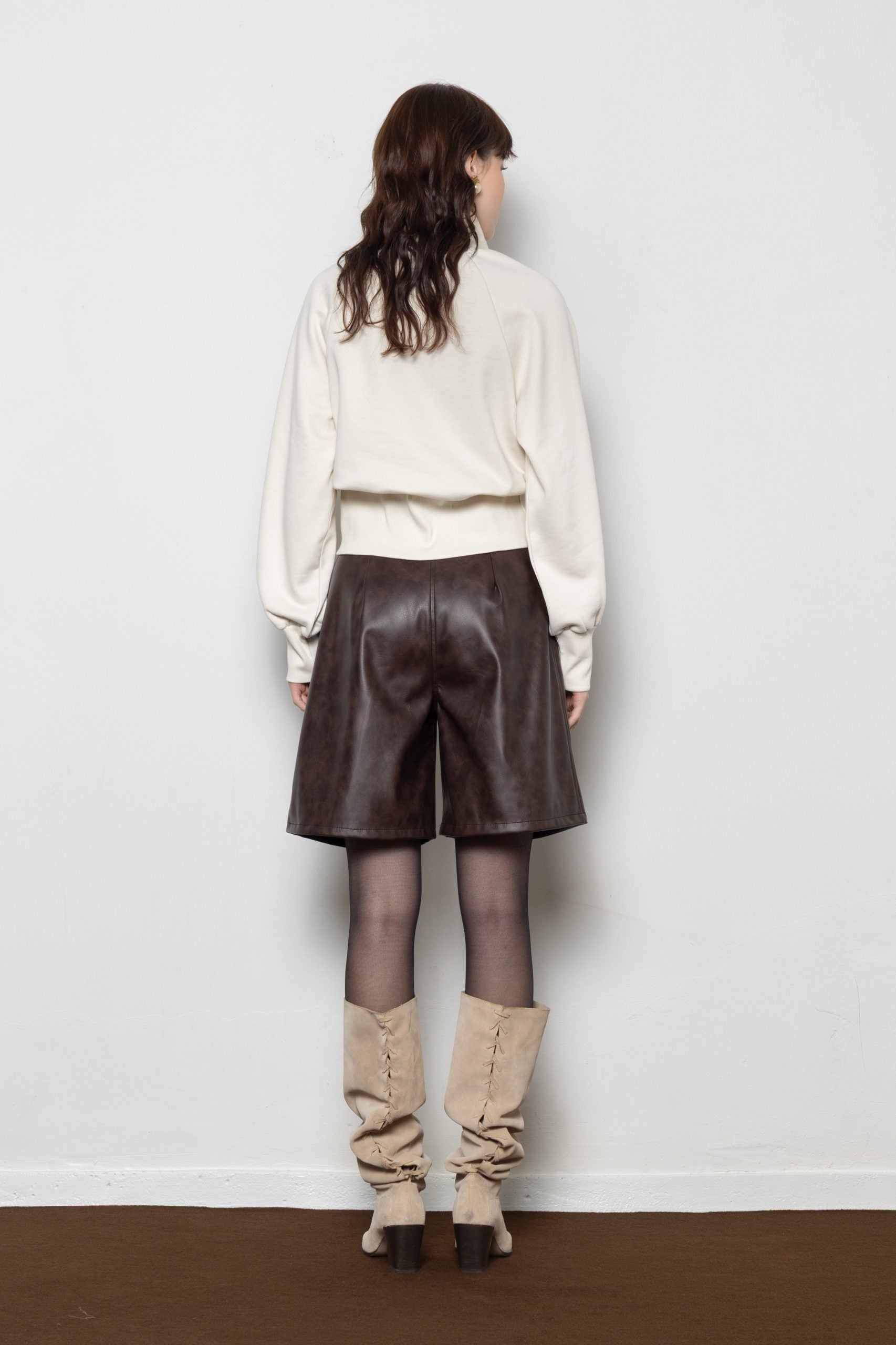 MALLORY CACTUS BROWN SHORTS