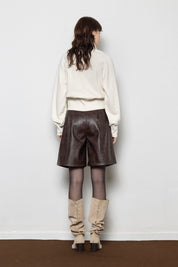 MALLORY CACTUS BROWN SHORTS