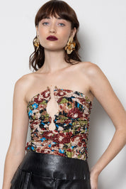 MALLORY DOLLY FLORAL TOP