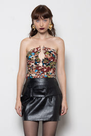 MALLORY DOLLY FLORAL TOP