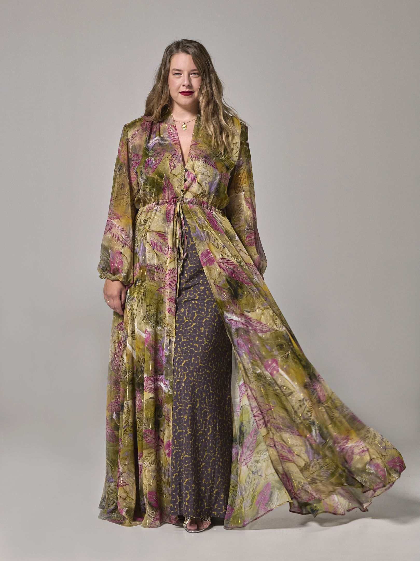 SELVA DRESS KIMONO