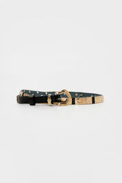 AMARA BLACK LEATHER BELT