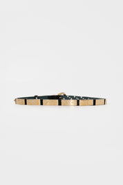 AMARA BLACK LEATHER BELT