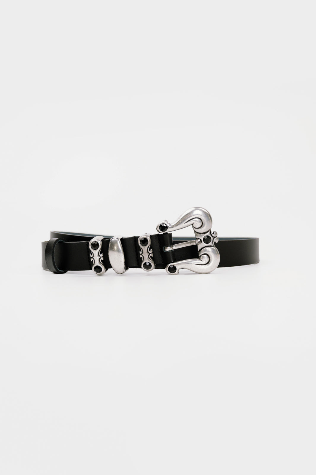 TEREZA BLACK LEATHER BELT