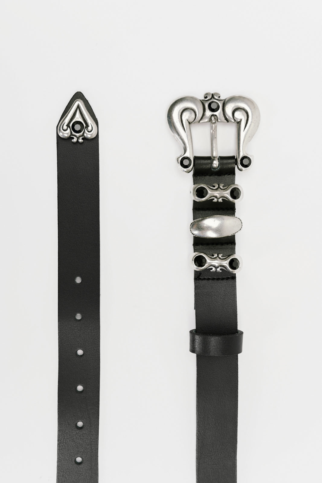 TEREZA BLACK LEATHER BELT