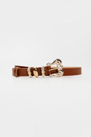 TEREZA TABAC LEATHER BELT