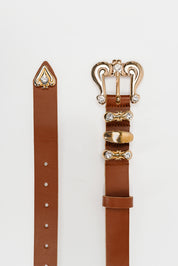 TEREZA TABAC LEATHER BELT